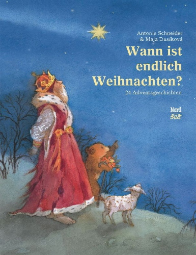 Buchcover und Innenansicht für das Buch: Wann ist endlich Weihnachten?