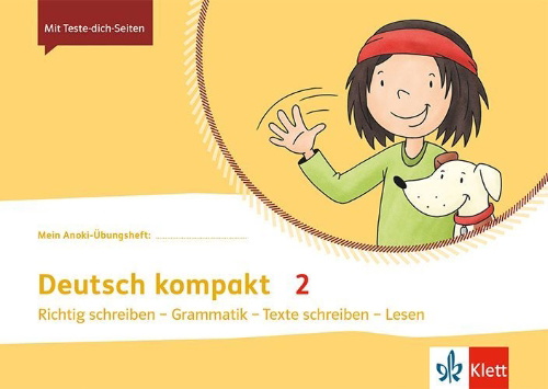 Buchcover und Innenansicht für das Buch: Mein Anoki-Übungsheft. Deutsch kompakt 2. Übungsheft Klasse 2