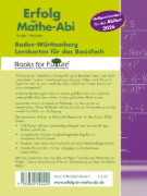 Buchcover und Innenansicht für das Buch: Erfolg im Mathe-Abi 2026, 168 Lernkarten Basisfach Allgemeinbildendes Gymnasium Baden-Württemberg