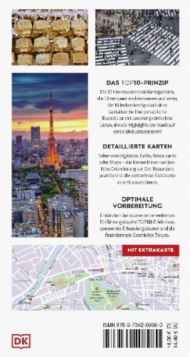 Buchcover und Innenansicht für das Buch: TOP10 Reiseführer Tokyo