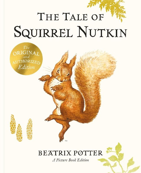 Buchcover und Innenansicht für das Buch: The Tale of Squirrel Nutkin Picture Book