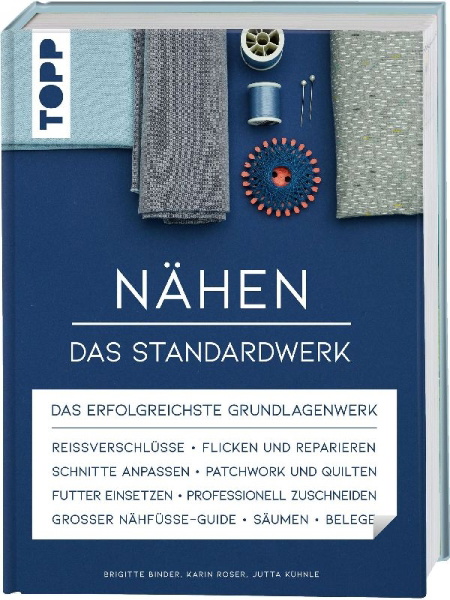 Buchcover und Innenansicht für das Buch: Nähen - Das Standardwerk