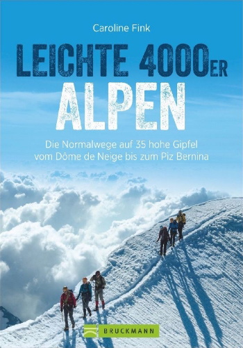 Buchcover und Innenansicht für das Buch: Leichte 4000er Alpen