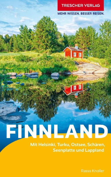 Buchcover und Innenansicht für das Buch: TRESCHER Reiseführer Finnland