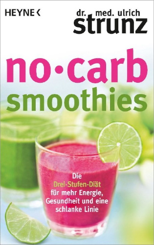 Buchcover und Innenansicht für das Buch: No-Carb-Smoothies