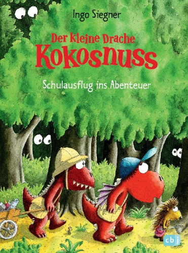 Buchcover und Innenansicht für das Buch: Der kleine Drache Kokosnuss 19 - Schulausflug ins Abenteuer