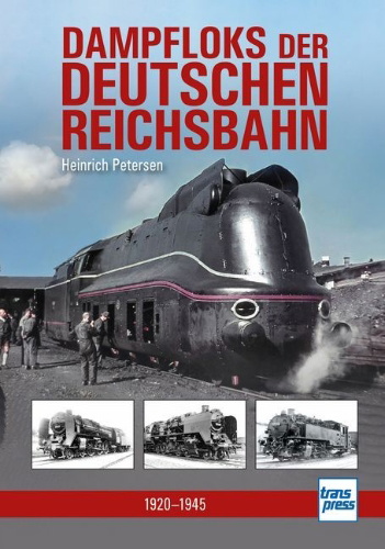 Buchcover und Innenansicht für das Buch: Dampfloks der Deutschen Reichsbahn
