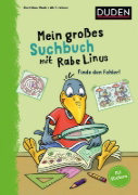 Buchcover und Innenansicht für das Buch: Mein großes Suchbuch mit Rabe Linus