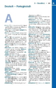 Buchcover und Innenansicht für das Buch: Langenscheidt Praktisches Wörterbuch Portugiesisch