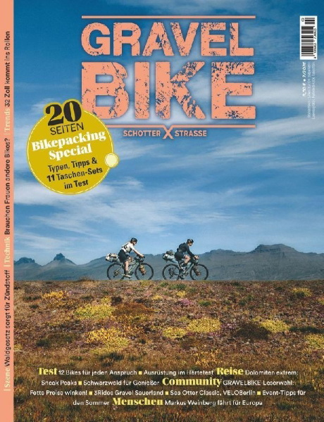 Buchcover und Innenansicht für das Buch: Gravelbike 02/2026
