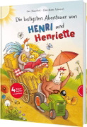 Buchcover und Innenansicht für das Buch: Henri und Henriette: Die lustigsten Abenteuer von Henri und Henriette