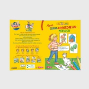 Buchcover und Innenansicht für das Buch: Conni Gelbe Reihe (Beschäftigungsbuch): Mein Conni-Kindergarten-Malbuch