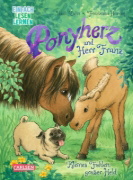 Buchcover und Innenansicht für das Buch: Ponyherz und Herr Franz: Kleines Fohlen, großer Held