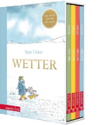Buchcover und Innenansicht für das Buch: Wetter - Vier Bilderbücher in einem hochwertigen Schuber