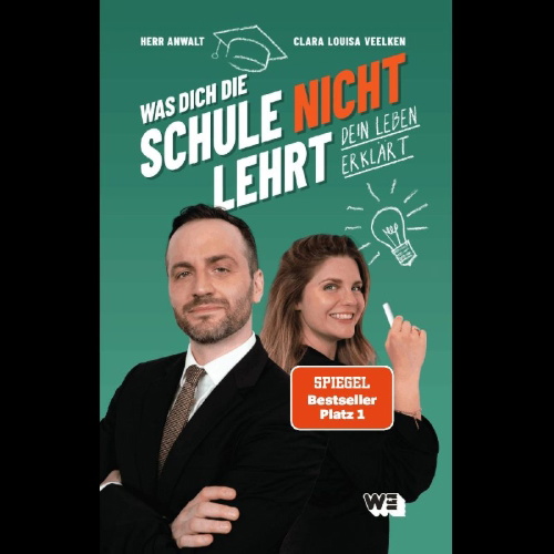 Buchcover und Innenansicht für das Buch: Was dich die Schule nicht lehrt