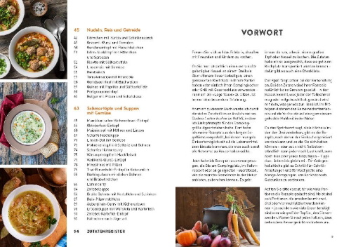Buchcover und Innenansicht für das Buch: Kochen mit dem Kessel