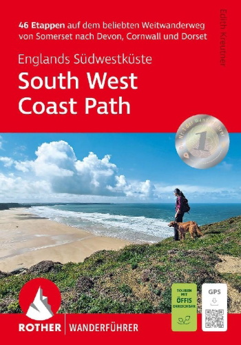 Buchcover und Innenansicht für das Buch: Englands Südwestküste: South West Coast Path