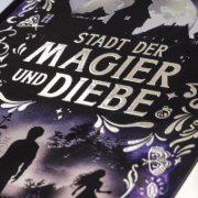 Buchcover und Innenansicht für das Buch: Stadt der Magier und Diebe (Stadt der Magier 1)