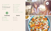 Buchcover und Innenansicht für das Buch: Scheinfasten - Das Rezeptbuch