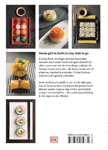 Buchcover und Innenansicht für das Buch: Sushi