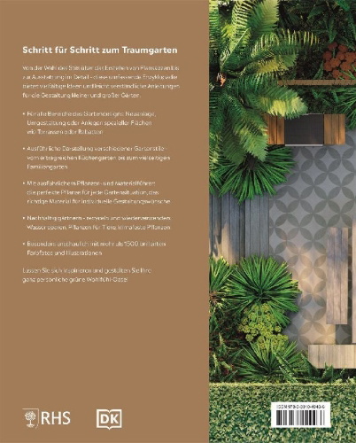 Buchcover und Innenansicht für das Buch: Gartendesign - Die große Enzyklopädie