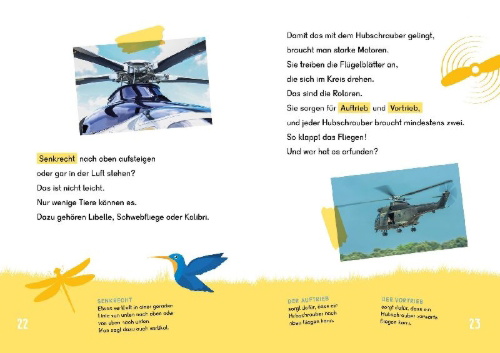Buchcover und Innenansicht für das Buch: Dein Lesestart - Erfinderinnen und Erfinder