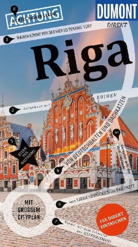 Buchcover und Innenansicht für das Buch: DUMONT direkt Reiseführer Riga