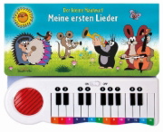 Buchcover und Innenansicht für das Buch: Trötsch Der kleine Maulwurf Klavierbuch Meine ersten Lieder