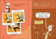 Buchcover und Innenansicht für das Buch: Bücherfresser und Dachbodenspuk