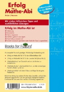 Buchcover und Innenansicht für das Buch: Erfolg im Mathe-Abi 2026 Leistungsfach Teil B Baden-Württemberg