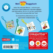 Buchcover und Innenansicht für das Buch: Baby Pixi (unkaputtbar) 135: Mein Baby-Pixi-Buggybuch: Blauwalblau und andere tolle Farben