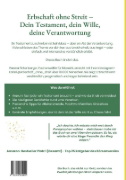 Buchcover und Innenansicht für das Buch: Erbschaft ohne Streit