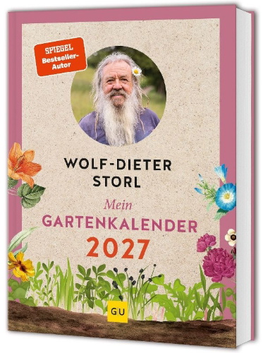 Buchcover und Innenansicht für das Buch: Mein Gartenkalender 2027