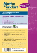 Buchcover und Innenansicht für das Buch: Mathe gut erklärt Realschule Baden-Württemberg