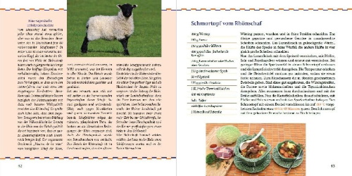Buchcover und Innenansicht für das Buch: Die besten Rezepte aus der Rhön
