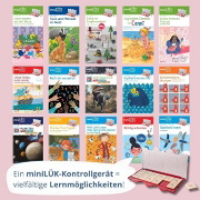 Buchcover und Innenansicht für das Buch: miniLÜK. Kindergarten/Vorschule Konzentrationsspiele mit Peppa Pig