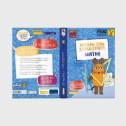 Buchcover und Innenansicht für das Buch: Frag doch mal ... die Maus: Wissen zum Schulstart: Mathe