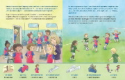 Buchcover und Innenansicht für das Buch: Fußball (Deutsch-Italienisch)