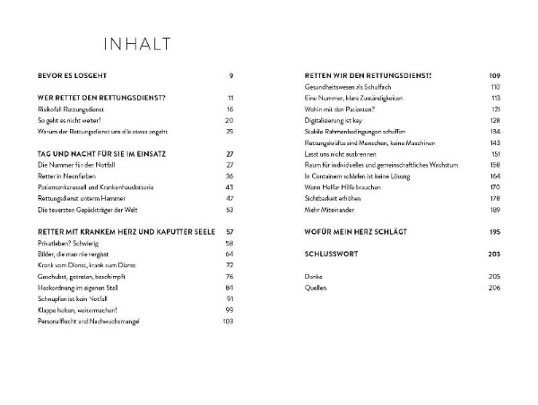 Buchcover und Innenansicht für das Buch: Einsatz am Limit