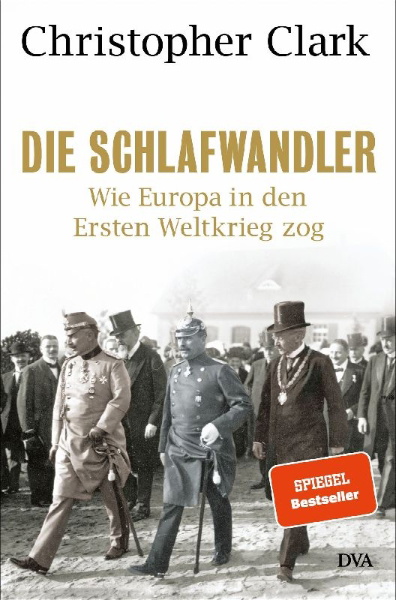 Buchcover und Innenansicht für das Buch: The Sleepwalkers: How Europe Went to War in 1914