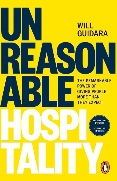 Buchcover und Innenansicht für das Buch: Unreasonable Hospitality