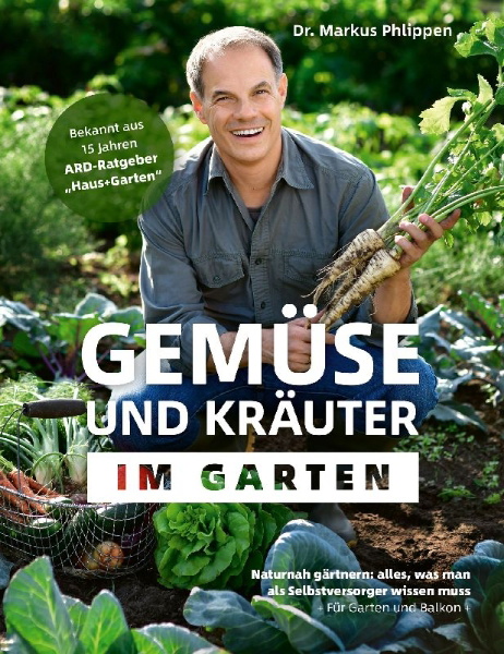 Buchcover und Innenansicht für das Buch: Gemüse und Kräuter im Garten