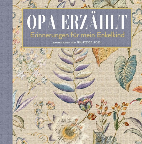 Buchcover und Innenansicht für das Buch: Opa erzählt