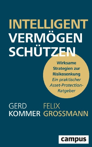 Buchcover und Innenansicht für das Buch: Intelligent Vermögen schützen