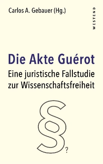 Buchcover und Innenansicht für das Buch: Die Akte Guérot