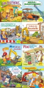 Buchcover und Innenansicht für das Buch: Pixi-8er-Set 311: Pixi auf der Baustelle (8x1 Exemplar)