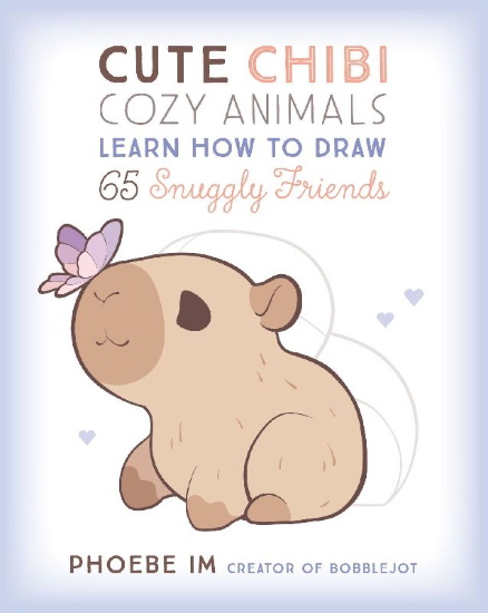 Buchcover und Innenansicht für das Buch: Cute Chibi Cozy Animals