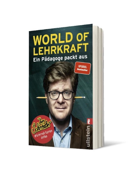 Buchcover und Innenansicht für das Buch: World of Lehrkraft