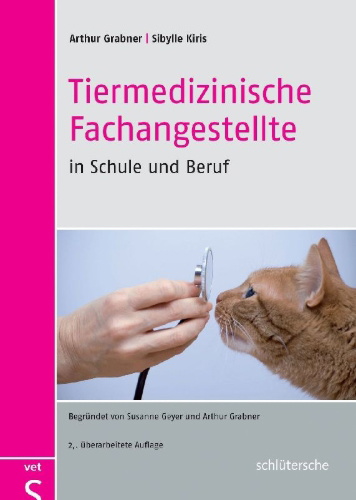 Buchcover und Innenansicht für das Buch: Tiermedizinische Fachangestellte in Schule und Beruf