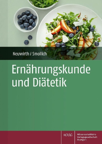 Buchcover und Innenansicht für das Buch: Ernährungskunde und Diätetik